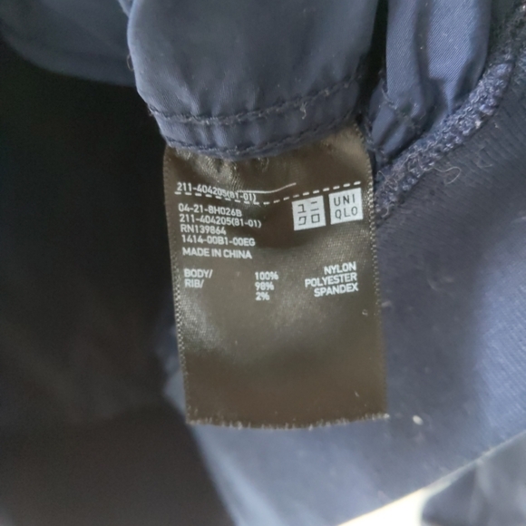 Uniqlo Lightweight Bomber Jacket Navy Blue Women's XS - Picture 5 of 6